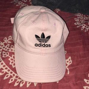 Pink adidas cap